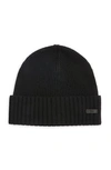 Hugo Boss Fati Beanie In Black