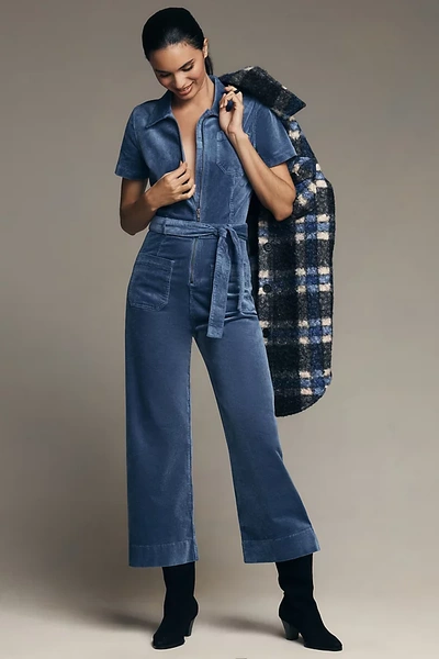 Maeve The Colette Weekend Jumpsuit By : Corduroy Edition In Blue