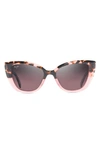 Maui Jim Blossom 54mm Polarizedplus2® Cat Eye Sunglasses In Pink