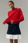 Maeve The Carys Mock-neck Sweater By  In Red
