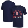 OUTERSTUFF YOUTH NAVY BOSTON RED SOX HALFTIME T-SHIRT