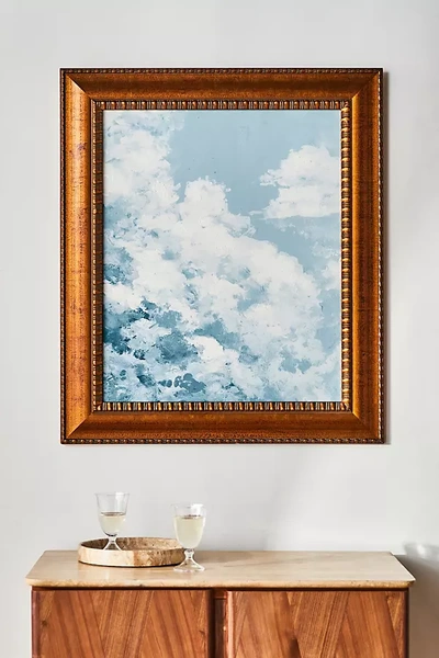 Anthropologie Tumbling Cloud Series Part 9 Wall Art In Gold