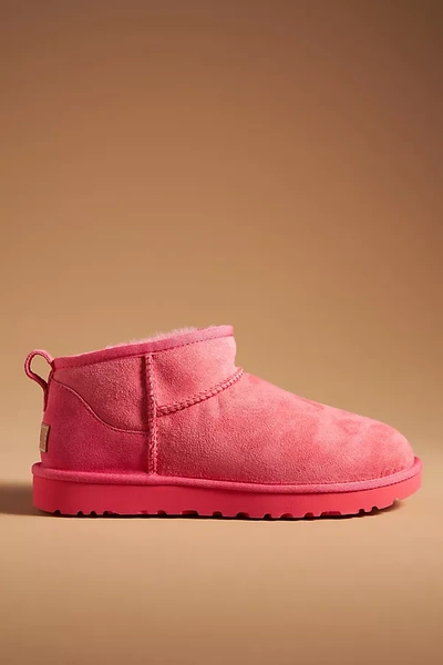 Ugg Classic Ultra Mini Boots In Pink