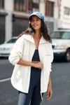 Varley Donley Recycled-fibre Fleece Jacket In White