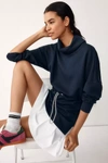 Varley Freya Turtleneck Sweatshirt In Blue