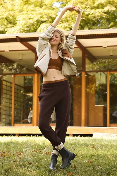 Varley The Slim Cuff Pant In Brown