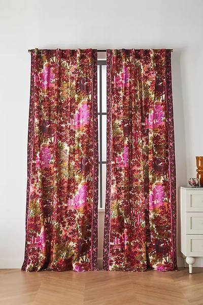 Anthropologie Vienne Velvet Curtain