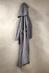 Terrain Waffle Weave Robe In Grey