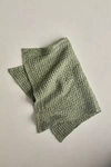 Terrain Waffle Weave Face Towel In Green