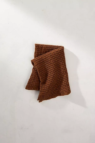 Terrain Waffle Weave Hand Towel In Brown