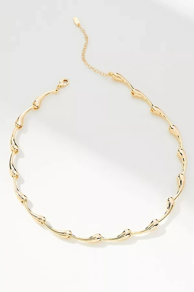 By Anthropologie Waterdrop Chain Necklace In Gold