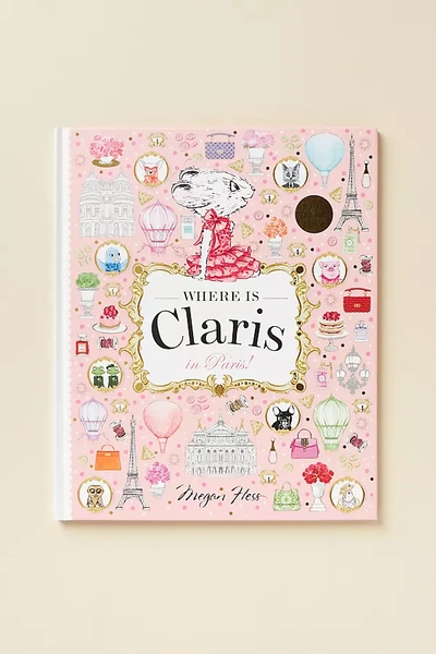 Anthropologie Where Is Claris In Paris: A Look And Find Book In Pink