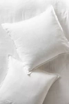 Anthropologie Washed Linen Euro Sham In White