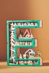 Anthropologie Wonderland Scene Monogram In Green