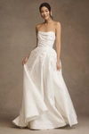 WATTERS WTOO BY WATTERS PHOEBE STRAPLESS DRAPED A-LINE WEDDING GOWN