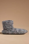 Bombas Women's Sherpa-lined Bootie Gripper Slippers In Black