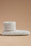 Bombas Sherpa-lined Bootie Gripper Slippers In Grey