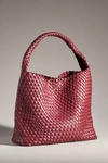 By Anthropologie Blythe Woven Bag In Red