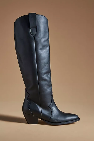 By Anthropologie Western Boots In Black