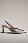 By Anthropologie Slingback Pumps In Silver