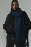 By Anthropologie Recycled Two-tone Scarf In Blue