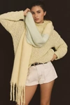 By Anthropologie Recycled Two-tone Scarf In Yellow