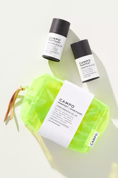 Campo Manifest + Sanctuary Pure Essential Oil Kit In Yellow