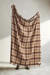 Terrain Carmello Plaid Merino Wool Throw