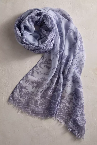 Terrain Celeste Periwinkle Scarf In Purple