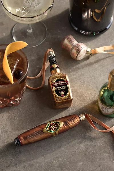 Terrain Cigar Glass Ornament In Multi