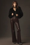 Citizen Of Humanity Recycled Leather Lilah Pants In Brown
