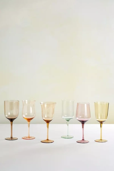 Terrain Colorful Goblets, Set Of 6 In Multi