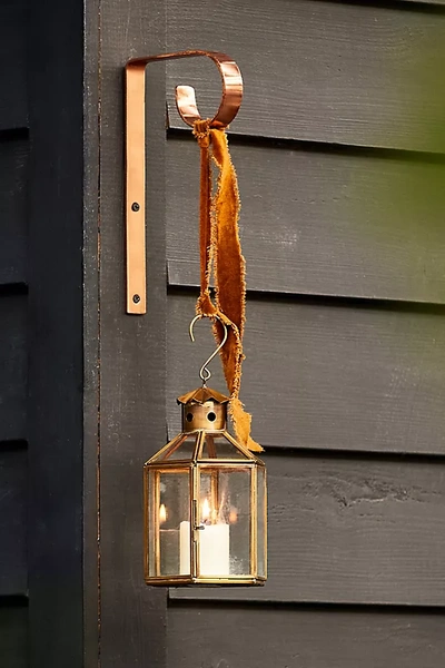 Terrain Copper Lantern Hanger In Gold