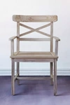Terrain Crossback Teak Armchairs, Set Of 2 In Neutral