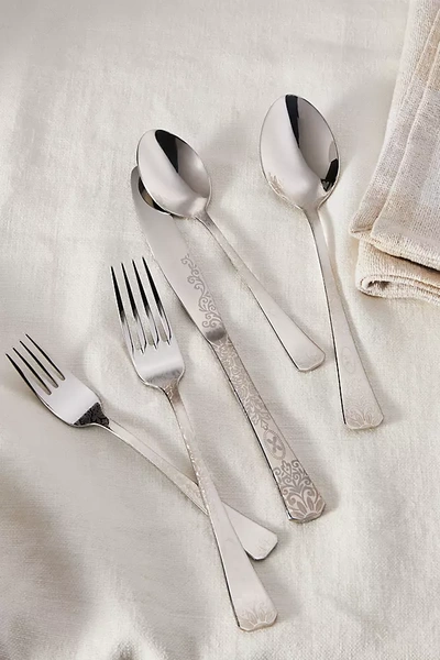 Anthropologie Dandelion Greens Flatware Set