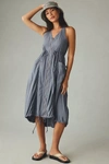 Daily Practice By Anthropologie Free Fall Dress In Blue