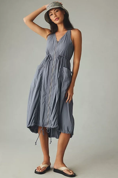 Daily Practice By Anthropologie Free Fall Dress In Blue