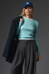 Daily Practice By Anthropologie Long-sleeve Cropped Sweater In Blue