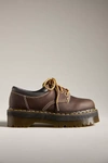 Dr. Martens' 8053 Crazy Horse Leather Platform Casual Shoes In Brown