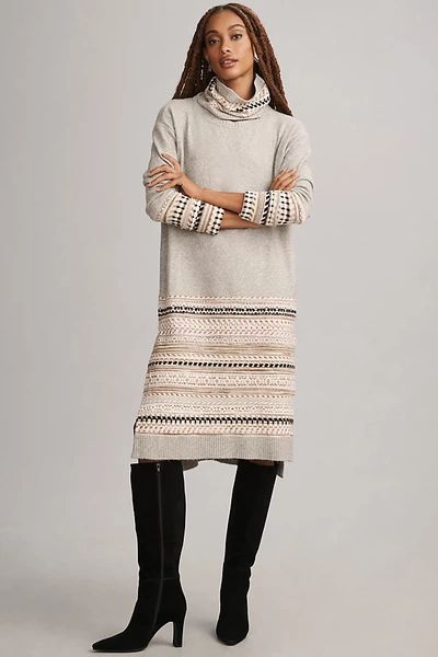 Daily Practice By Anthropologie Turtleneck Sweater Dress In Multicolor