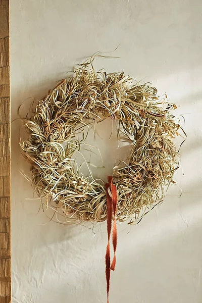 Terrain Dried Flatsedge Wreath In Neutral