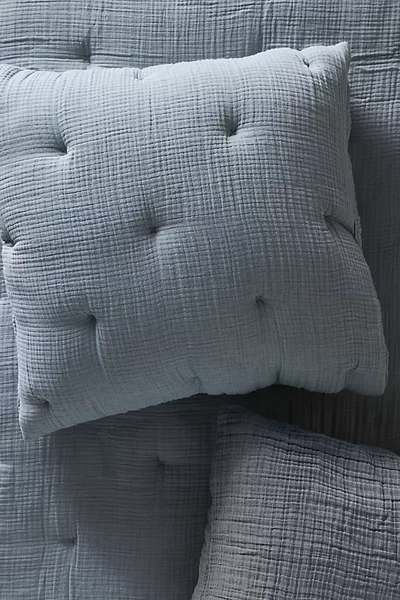 Anthropologie Elysian Cross-dyed Gauze Euro Sham