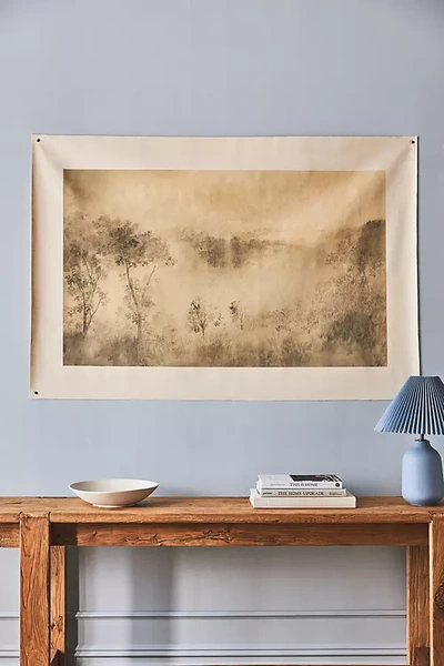 Anthropologie Alongside You Loose Print Canvas By Aileen Fitzgerald In Neutral