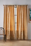 Anthropologie Embroidered Fiori Curtain