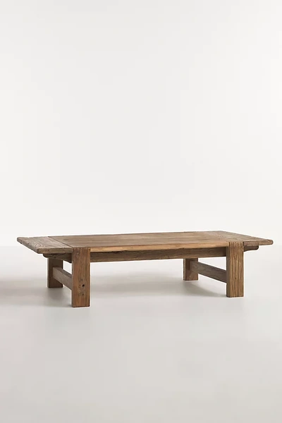 Anthropologie Sullivan Reclaimed Wood Coffee Table In Brown