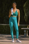 Sweaty Betty Super Soft 7/8 Leggings In Green