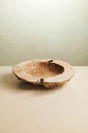 Terrain Teak Root Round Bowl Planter, 16"
