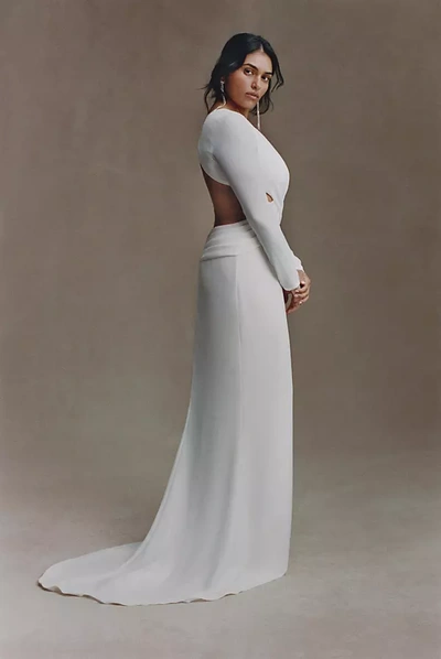 Tadashi Shoji Payton Gown In White