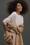 Pilcro The Alani Cropped Cashmere Crew-neck Sweater By  In Pink