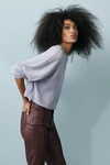 Pilcro The Alani Cropped Cashmere Crew-neck Sweater By  In Beige